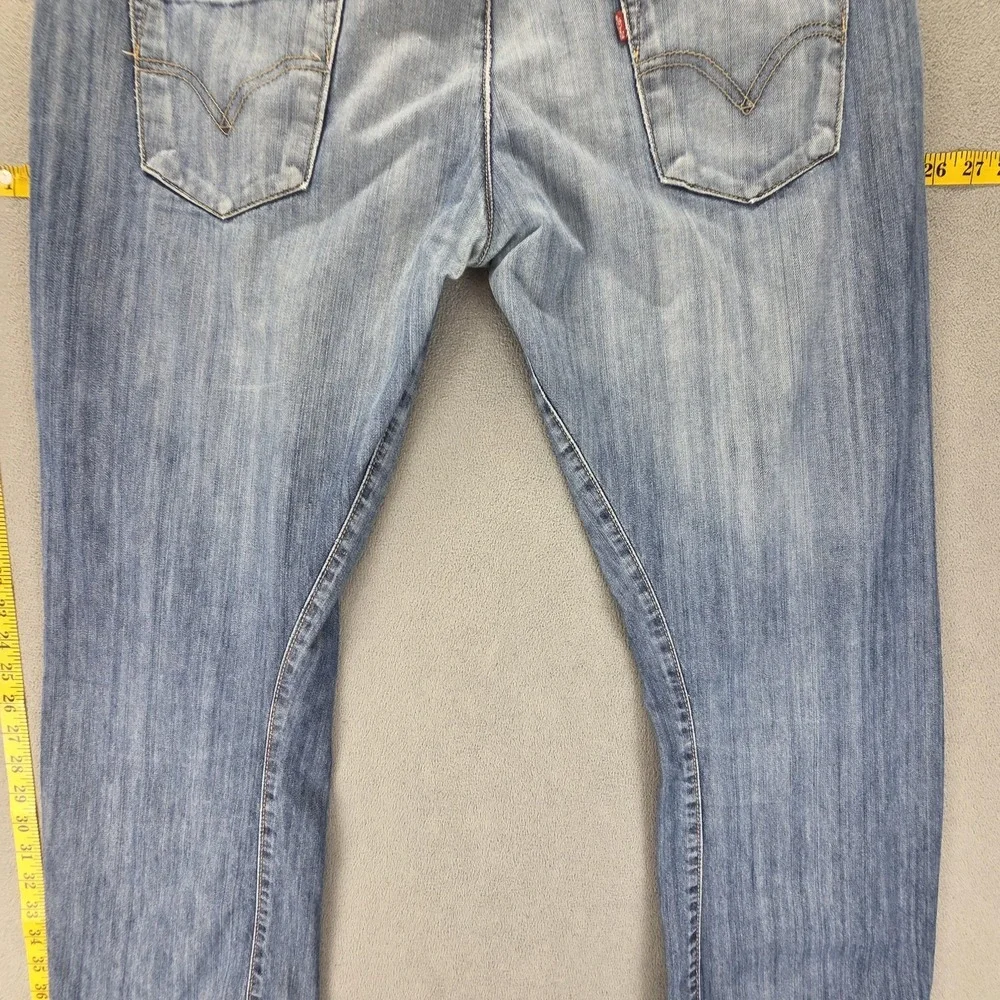 Vintage Levis Engineered Jeans Mens Blue Twisted Button Fly Med Wash Fits 34x29